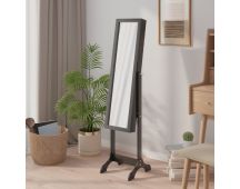 vidaXL Free-Standing Mirror Black 34x37x146 cm