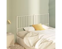 vidaXL Metal Headboard White 152 cm