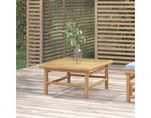 vidaXL Garden Table 65x55x30 cm Bamboo