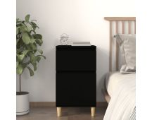 vidaXL Bedside Cabinet Black 40x35x70 cm