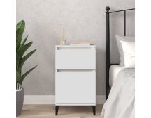 vidaXL Bedside Cabinet White 40x35x70 cm