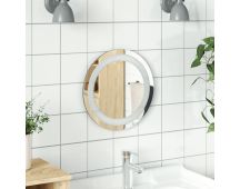 vidaXL LED Bathroom Mirror 30 cm Round