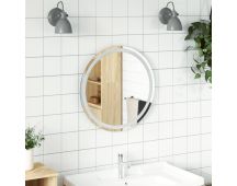 vidaXL LED Bathroom Mirror 60 cm Round