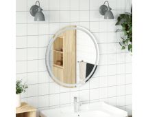 vidaXL LED Bathroom Mirror 70 cm Round