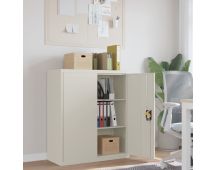 vidaXL File Cabinet White 90x40x105 cm Steel