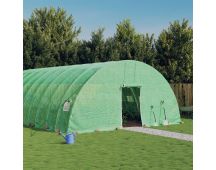 vidaXL Greenhouse with Steel Frame Green 36 m� 6x6x2.85 m