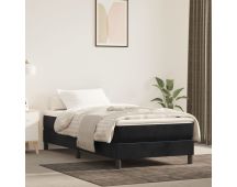 vidaXL Box Spring Bed Frame Black 100x200 cm Velvet