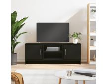 vidaXL TV Cabinet Black 102x30x37.5 cm Engineered Wood
