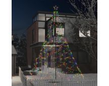 vidaXL Christmas Tree with Spike Colourful 3000 LEDs 800 cm