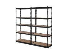 2x1.5M Warehouse Shelving Racking Storage Garage Steel Metal Shelves Rack