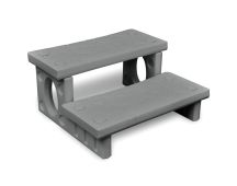 vidaXL Spa Steps Grey