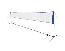 vidaXL Badminton Net with Shuttlecocks 600x155 cm