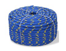 vidaXL Marine Rope Polypropylene 8 mm 100 m Blue