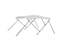 vidaXL 3 Bow Bimini Top White 183x180x137 cm