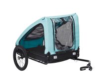 vidaXL Pet Trailer Blue and Black