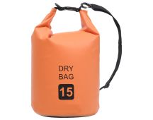 vidaXL Dry Bag Orange 15 L PVC