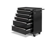 Giantz 5 Drawer Tool Box Cabinet Chest Trolley Box Garage Storage Toolbox Black