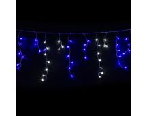 Jingle Jollys 20M Christmas Lights Icicle Light 800 LED Blue White Decor