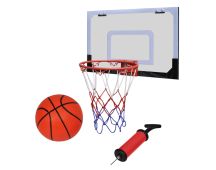 vidaXL Indoor Mini Basketball Hoop Set with Ball and Pump