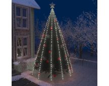 vidaXL Tree Lights with 500 LEDs Cold White 500 cm Indoor Outdoor