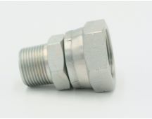 BSPT Steel Plated Hydraulic Adaptor - Durable Plumbing Fitting