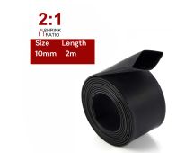 2m Polyolefin Shrink Tube 25/64" (10mm) 2:1 Ratio Heat Shrink Tubing Sleeving Wrap Shrinking