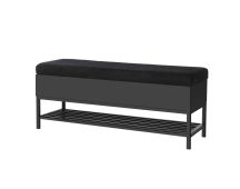 Artiss Storage Ottoman Blanket Box 110cm Boucle Shelf