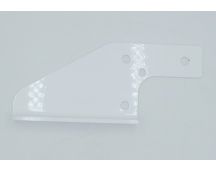 Genuine Kenworth Left Hand Tail Light Support Bar - White Powder Coated