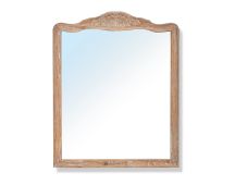 Bali Dresser Mirror Vanity Dressing Table Solid Oak Wood Frame Oak