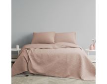 Ardor Chloe Powder Pink 3 Pcs Quilted Coverlet Set Queen/King