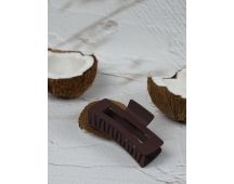 Claw Clip - Medium Elongated Rectangle - Cocoa