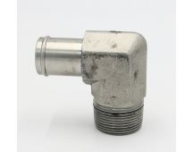 90 Deg Steel Suction Hose Tail Fitting - Durable Industrial Plumbing Accessory