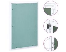 vidaXL Access Panel with Aluminium Frame and Plasterboard 300x600 mm