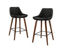 Artiss 4x Bar Stools PU Seat Wooden