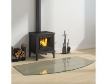 vidaXL Fireplace Glass Plate 120x60 cm