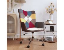 vidaXL Relaxing Chair Patchwork Fabric