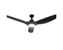 Devanti 64 Inch Ceiling Fan DC Motor w/Light w/Remote - Black