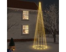 vidaXL Christmas Cone Tree Warm White 3000 LEDs 230x800 cm