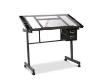 Artiss Drawing Desk Drafting Table Black