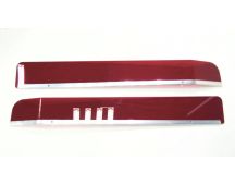 P4T BRAND Bug deflectors hood side red. Part No D301-T904-T950-102*