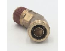 Brass prestomatic 45 degree male connector 5/8 x 1/2