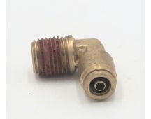 Brass pneumatic male elbow 1/4 x 1/4 fitting