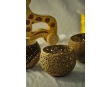 Coco Candle holder- Golden Pineapple