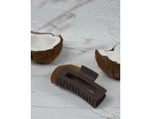 Claw Clip - Medium Elongated Rectangle - Chocolate