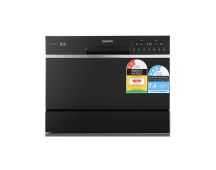 Devanti 6 Place Settings Benchtop Dishwasher Black