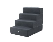 i.Pet Dog Ramp Foam Dog Cover Stairs Portable Cat Ladder For Sofa Bed 4 Steps