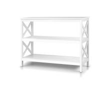 Artiss Console Table 3-tier White Polly