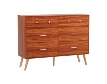 Artiss 6 Chest of Drawers Storage Cabinet Walnut