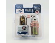 GP TRUCK Trailer Coupling Lock to suit female threaded truck or trailer includes padlock. Part No GP-936-CLF