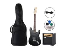 Alpha Electric Guitar Music String Instrument 20W Amplifier Black